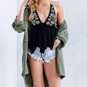 SOLD Ecote embroidered top